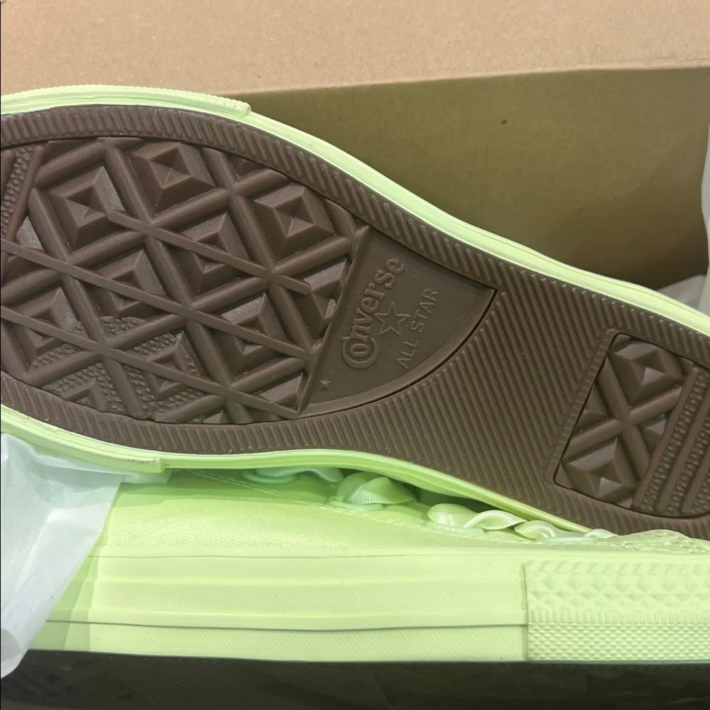 CONVERSE Ctas Big Eyelets Ox in Barely Volt